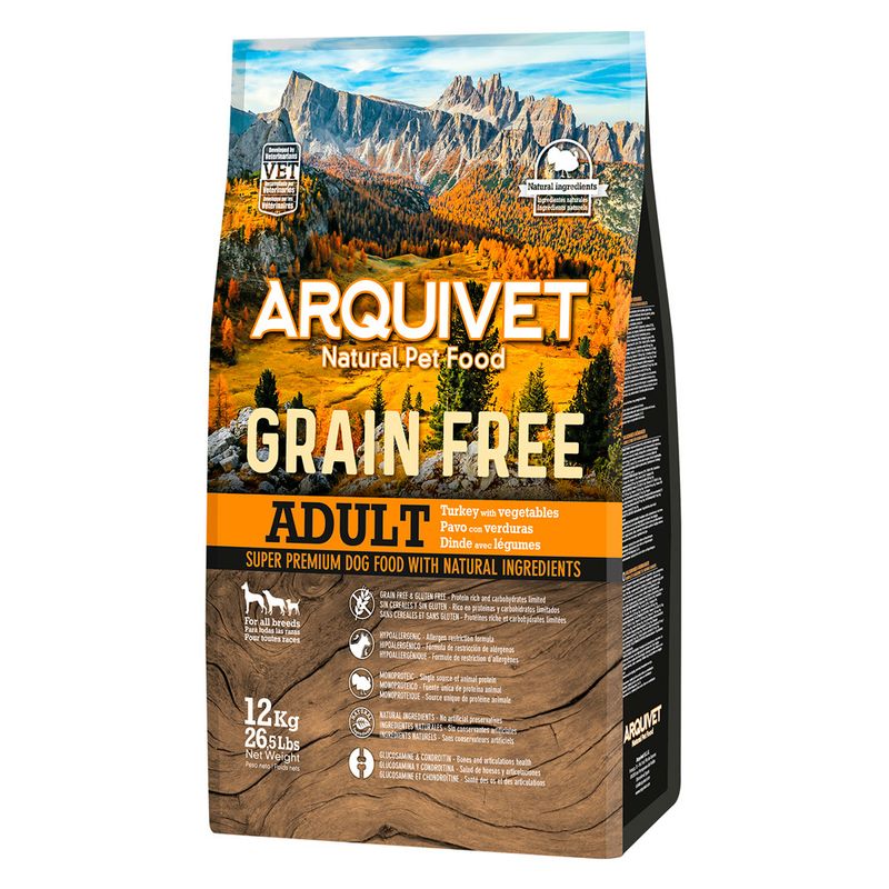 Arquivet Grain Free Turkey 12 kg