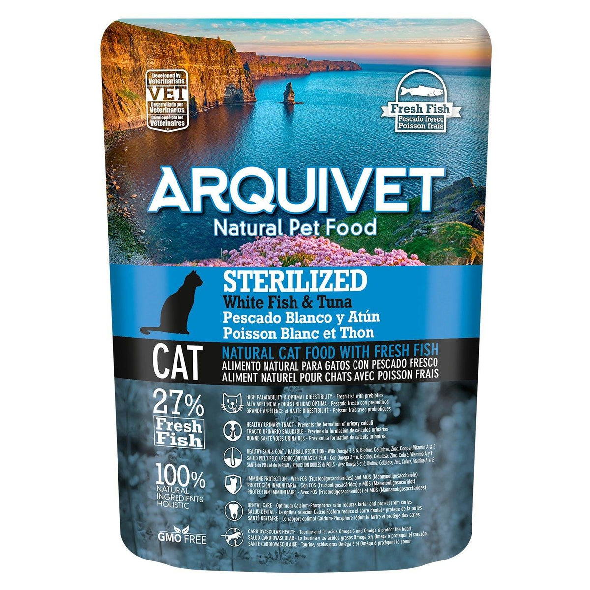 Arquivet Cat Super Premium White Fish and Tuna Sterilized 1.5 kg